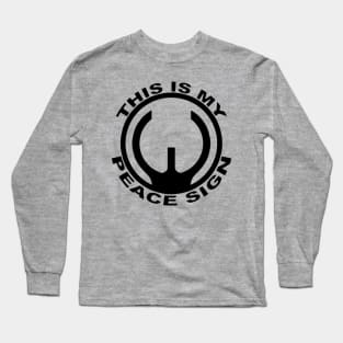 This is my Peace Sign | 2nd Amendment Long Sleeve T-Shirt